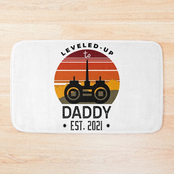 Item preview, Leveled Up to Daddy Est 2021 designed and sold by ChaseCoClothing.