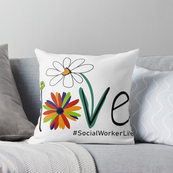 Item preview, Social Worker Life, Love, Flower designed and sold by RobynLarkin.