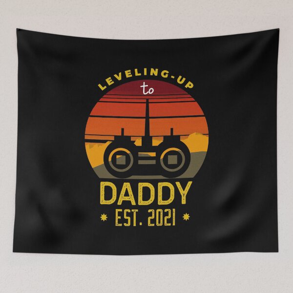 Item preview, Leveling Up to Daddy Est 2021 designed and sold by ChaseCoClothing.