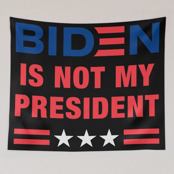 Item preview, Biden Is Not My President US Political Anti Biden Quote Saying  designed and sold by henrymencia.