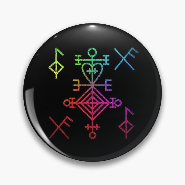 Item preview, Nordic Magical Stave / Charm of Love, Good Health, Good Luck - Rainbow 2 designed and sold by celticknights.