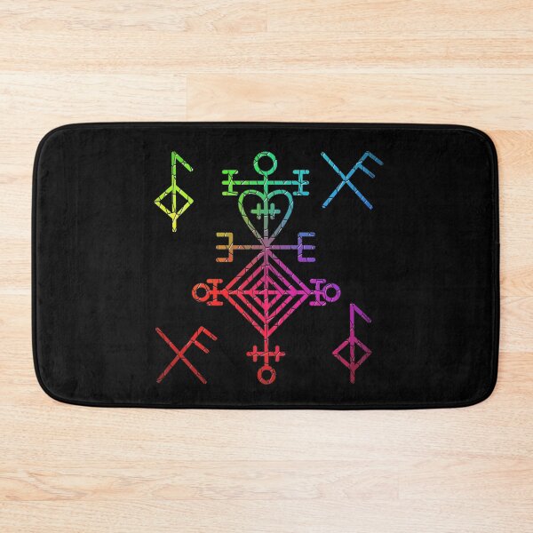 Item preview, Nordic Magical Stave / Charm of Love, Good Health, Good Luck - Rainbow 2 designed and sold by celticknights.