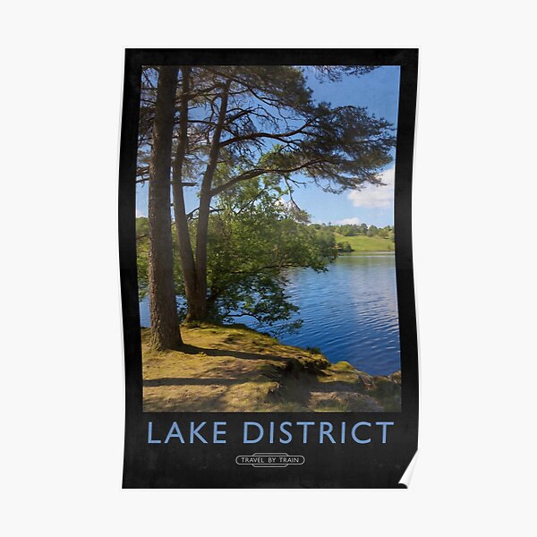 Lake District Railway Poster Poster