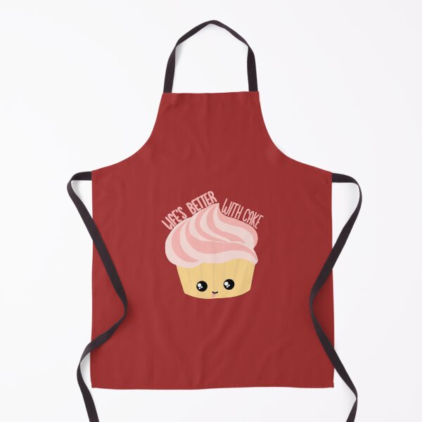 Item preview, Life's Better With Cake - Cupcake- Food Pun designed and sold by GoodMoodFood.