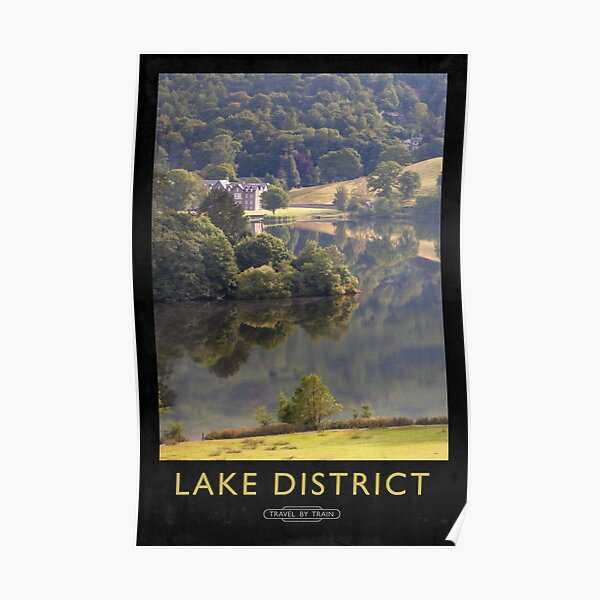 Lake District Railway Poster Poster
