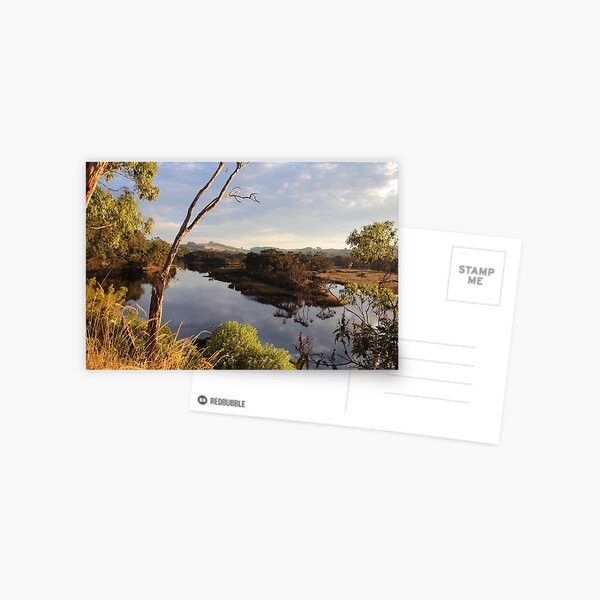 Item preview, evening glow at Forth River, Tasmania (Australia) designed and sold by Gaylene Norton.