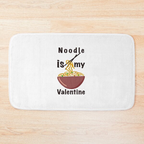 Item preview, Noodle is my Valentine  cartoon sticker designed and sold by papaipapai198.