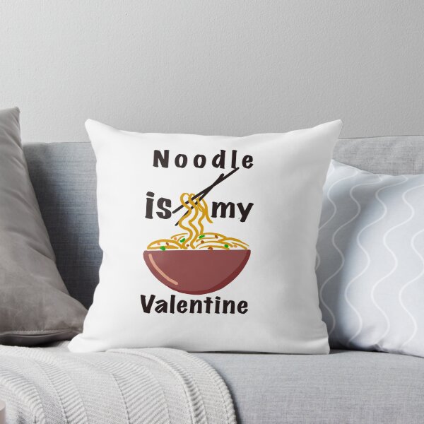 Item preview, Noodle is my Valentine  cartoon sticker designed and sold by papaipapai198.