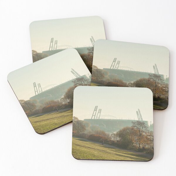 Item preview, Weserstadion, stadium, football stadium, Werder Bremen, morning fog, Bremen designed and sold by Torsten  Krüger.