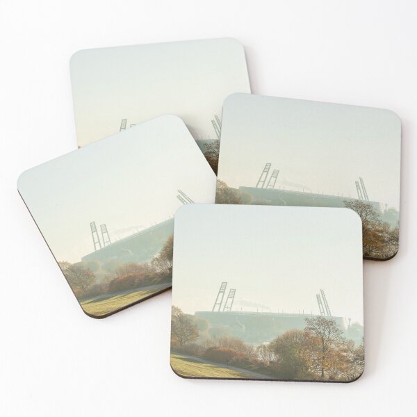 Item preview, Weserstadion, stadium, football stadium, Werder Bremen, morning fog, Bremen designed and sold by Torsten  Krüger.