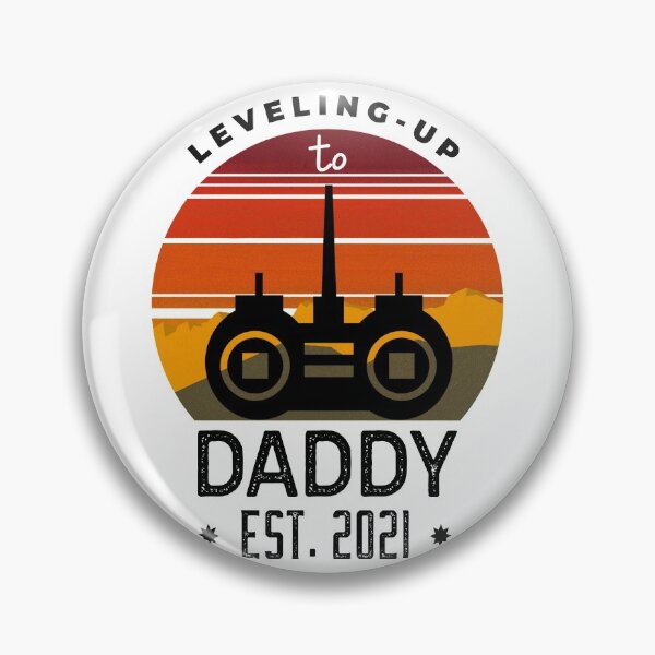Item preview, Leveling Up to Daddy Est 2021 designed and sold by ChaseCoClothing.