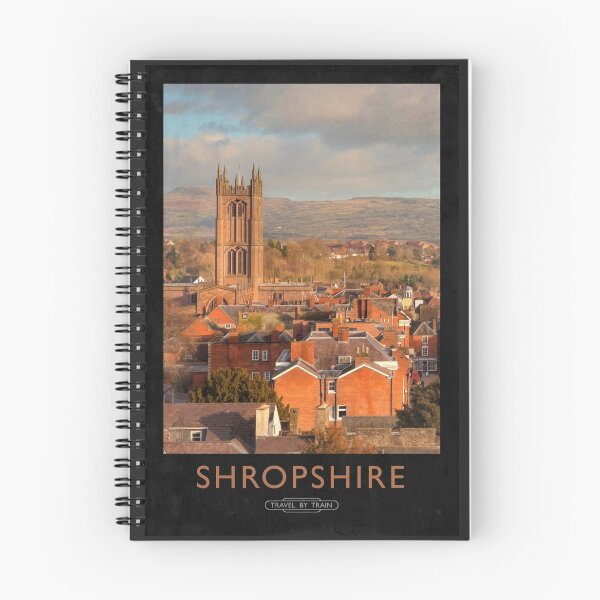 Item preview, Shropshire Railway Poster designed and sold by andrewroland.