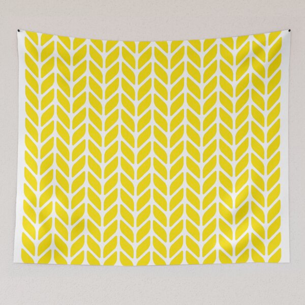 Item preview, Mid Century Modern Chevron - Illuminating Yellow designed and sold by NolkDesign.