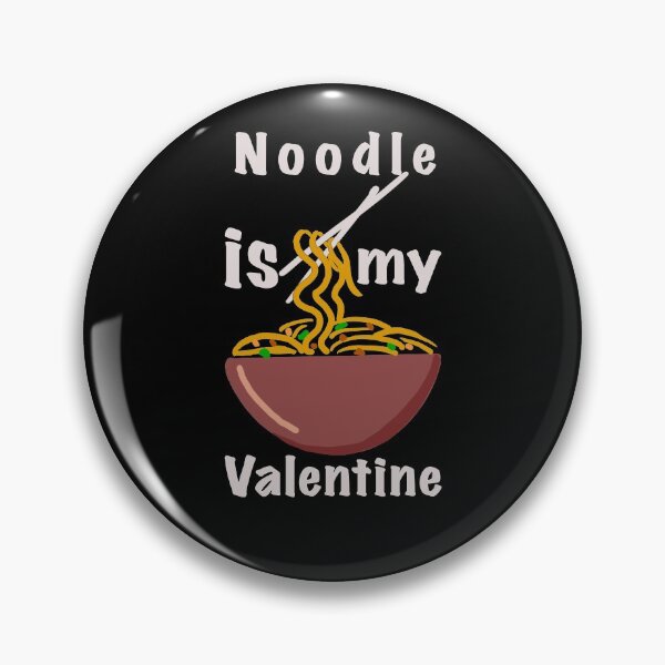 Item preview, Noodle is my Valentine  cartoon sticker designed and sold by papaipapai198.