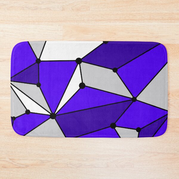 Item preview, Abstract geometric pattern - blue. designed and sold by K.S ART.