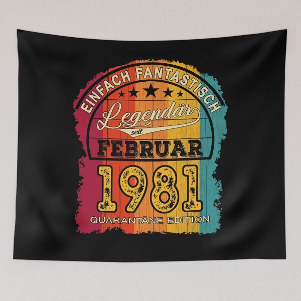Item preview, 40th Birthday 40 Years Born In 1981 February designed and sold by Renergie.