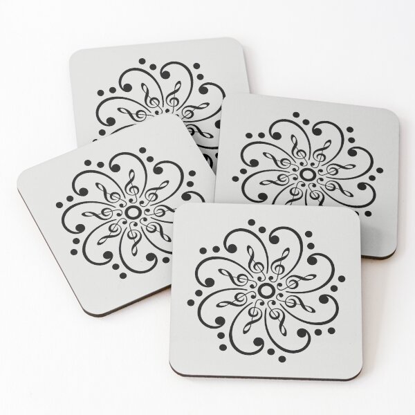 Item preview, Bass Clef, Treble Clef, Mandala, Music, Musician, Classic, Dance designed and sold by boom-art.