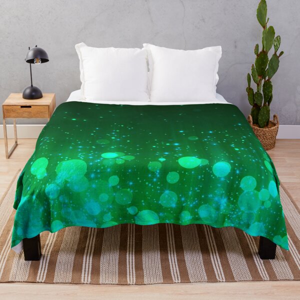 Item preview, Abstract green forest lights designed and sold by fowons.