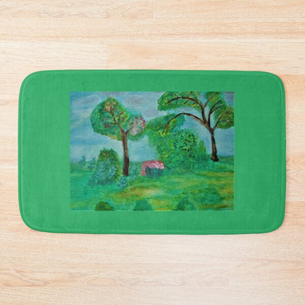 Item preview, Trees green landscape, atmospheric picture designed and sold by MartaTerkiewicz.