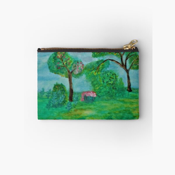 Item preview, Trees green landscape, atmospheric picture designed and sold by MartaTerkiewicz.