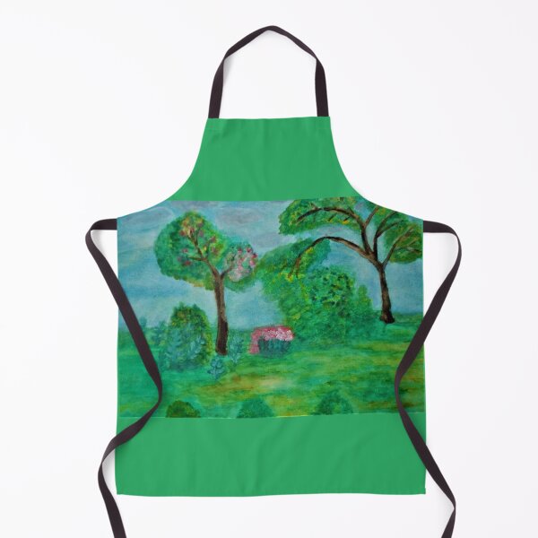 Item preview, Trees green landscape, atmospheric picture designed and sold by MartaTerkiewicz.