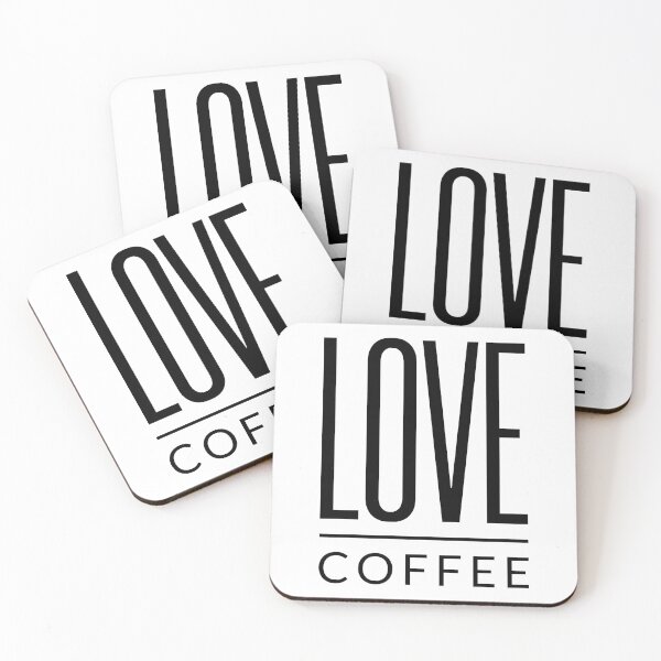 Item preview, Love Coffee Black Text designed and sold by Singhe Design.