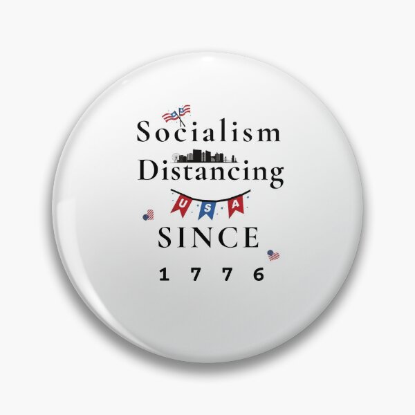 Item preview, Socialism Distancing Since 1776, Conservative Tees, Trump Gifts 4 designed and sold by arteng789.