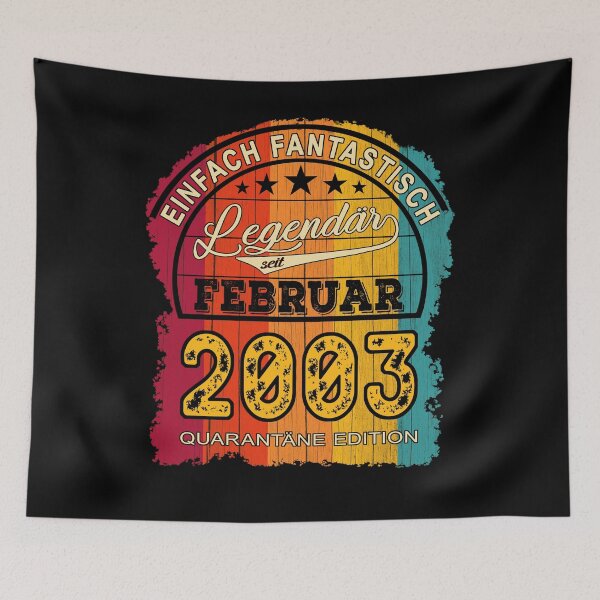 Item preview, 18th Birthday 18 Years Born In 2003 February designed and sold by Renergie.