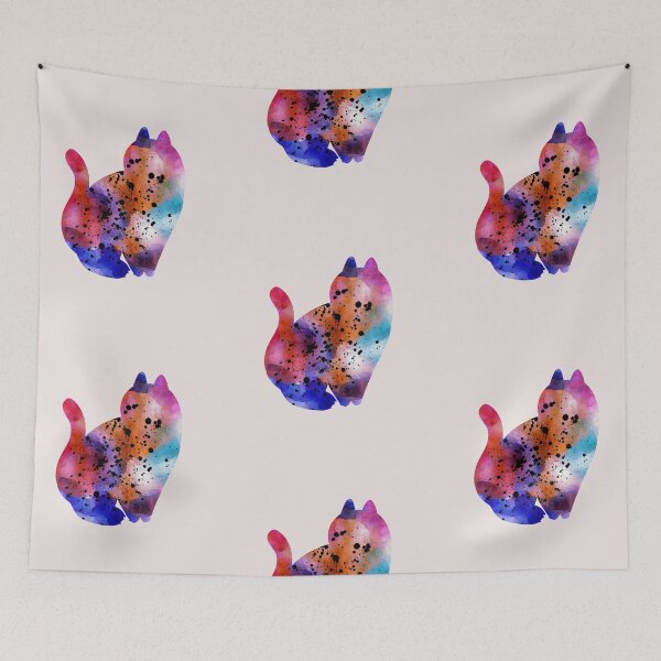 Item preview, Cat Of The Universe With Ink Spatter designed and sold by Crimson-Spell.