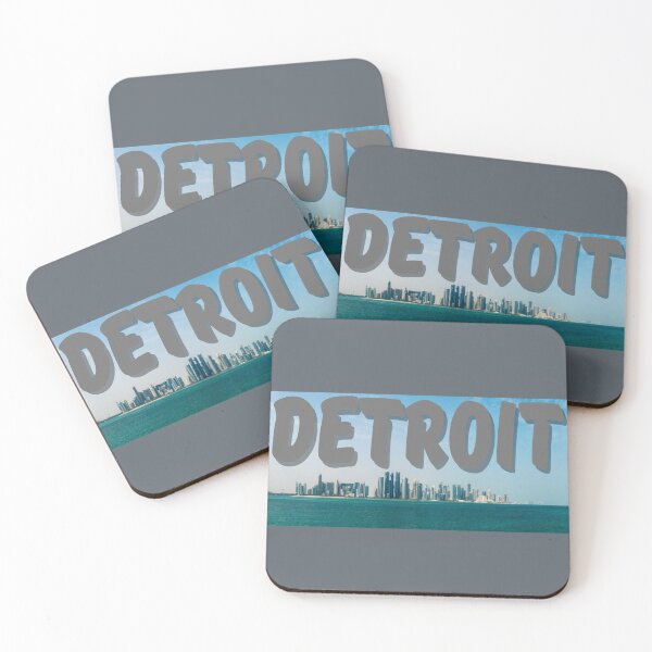 Item preview, Detroit City Skyscraper Skylines designed and sold by Lar888.
