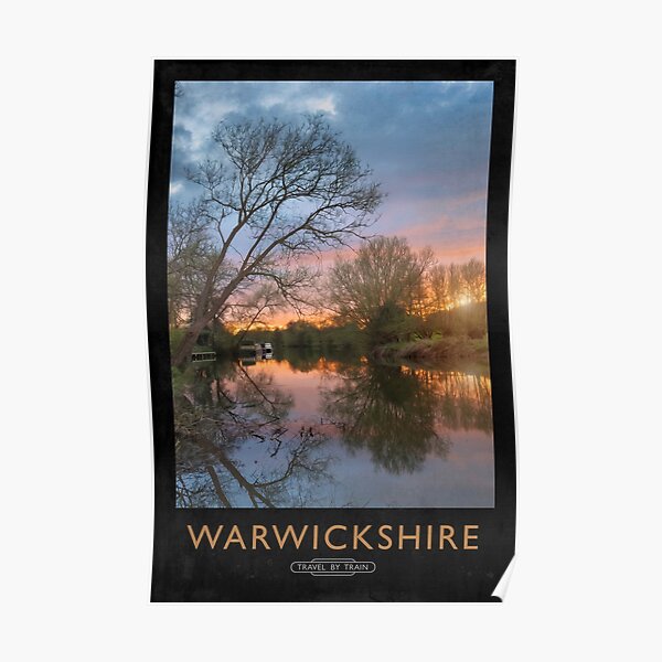Warwickshire Railway Poster Poster