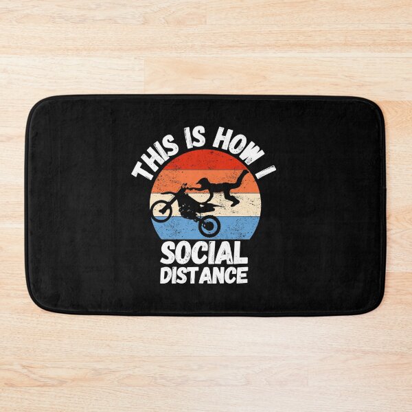 Item preview, This is how I social Distance - Motorcycle Lovers designed and sold by PrintexDesigns.