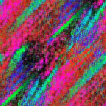 Artwork thumbnail, Colourful Digital Glitch Red Dominant by DesignsofNote
