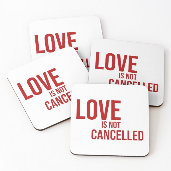 Item preview, LOVE IS NOT CANCELLED designed and sold by Swirlstache.