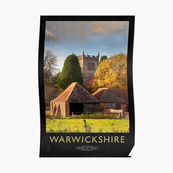 Warwickshire Railway Poster Poster