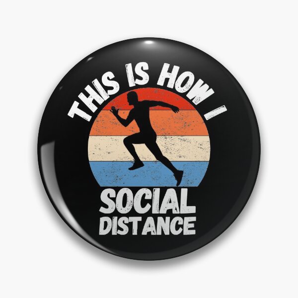 Item preview, This is how I social Distance - Running Lovers designed and sold by PrintexDesigns.