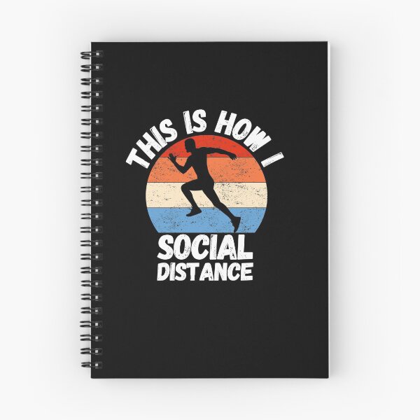 Item preview, This is how I social Distance - Running Lovers designed and sold by PrintexDesigns.