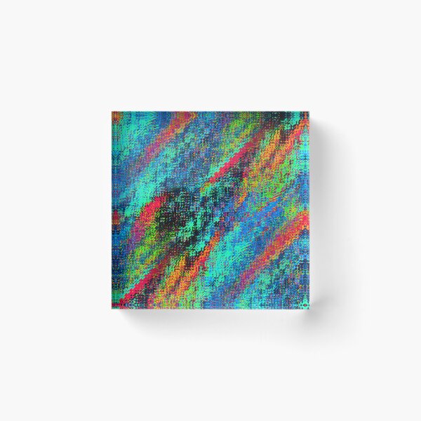 Item preview, Colourful Digital Glitch Blue Dominant  designed and sold by DesignsofNote.