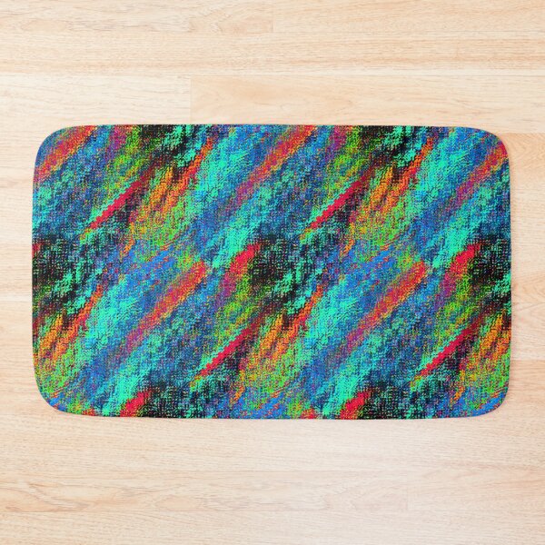 Item preview, Colourful Digital Glitch Blue Dominant  designed and sold by DesignsofNote.