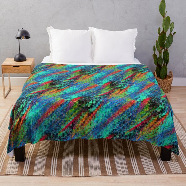 Item preview, Colourful Digital Glitch Blue Dominant  designed and sold by DesignsofNote.