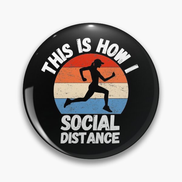 Item preview, This is how I social Distance - Running Lovers designed and sold by PrintexDesigns.