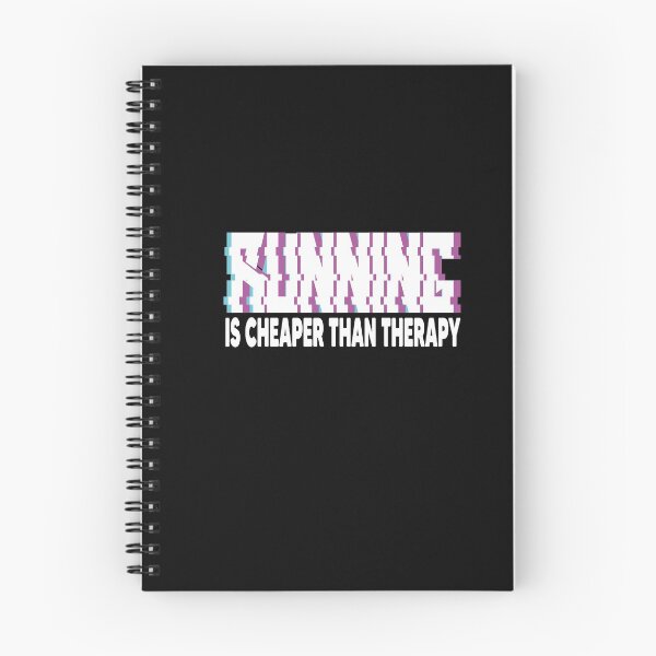 Item preview, RUNNING IS CHEAPER THAN THERAPY designed and sold by Heddar Badreddine.