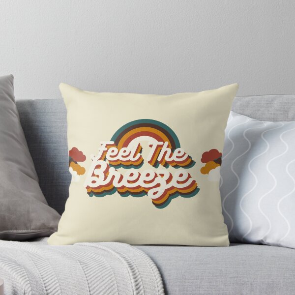 Aperçu de l'œuvre Arc-en-ciel "Feel the breeze" au design des années 80 créée et vendue par MrsFriday.