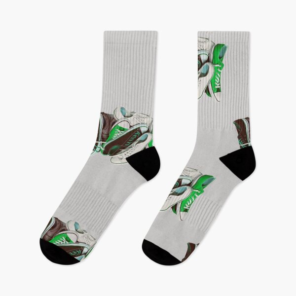 Item preview, Green white black trainers designed and sold by Delicarte.