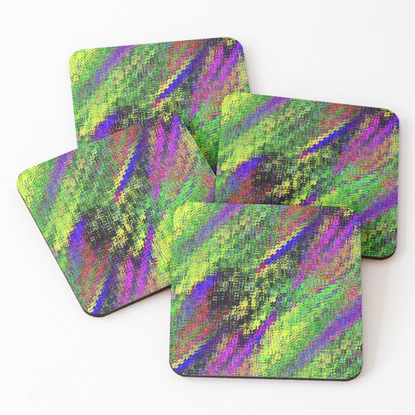 Item preview, Colourful Digital Glitch Green Dominant  designed and sold by DesignsofNote.