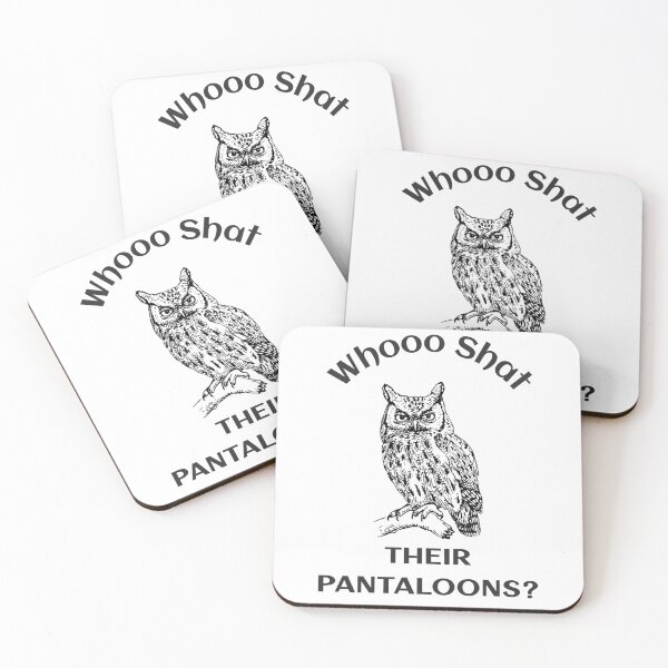 Item preview, Who Shat Their Pantaloons Funny Owl designed and sold by 2romantics.