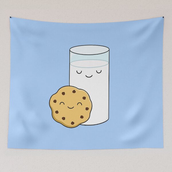 Item preview, Cute Milk and Cookies designed and sold by BaconPancakes21.