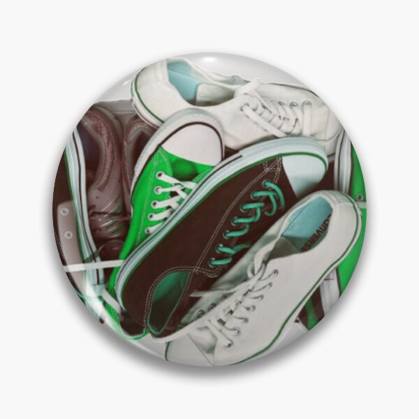 Item preview, Green white black trainers designed and sold by Delicarte.