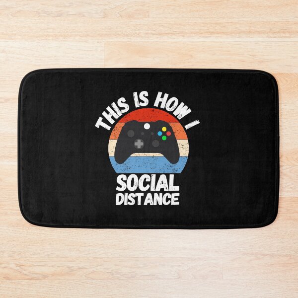 Item preview, This is how I social Distance - Gaming LoversCopy of This is how I social Distance - Motorcycle Lovers designed and sold by PrintexDesigns.
