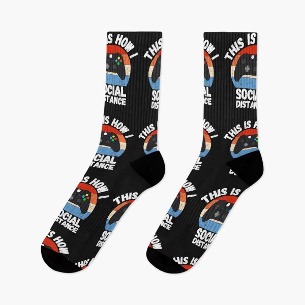 Item preview, This is how I social Distance - Gaming LoversCopy of This is how I social Distance - Motorcycle Lovers designed and sold by PrintexDesigns.